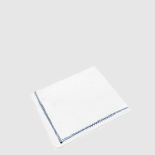 Extra fine white Popeline pocket square G. Inglese on sale 2022 2