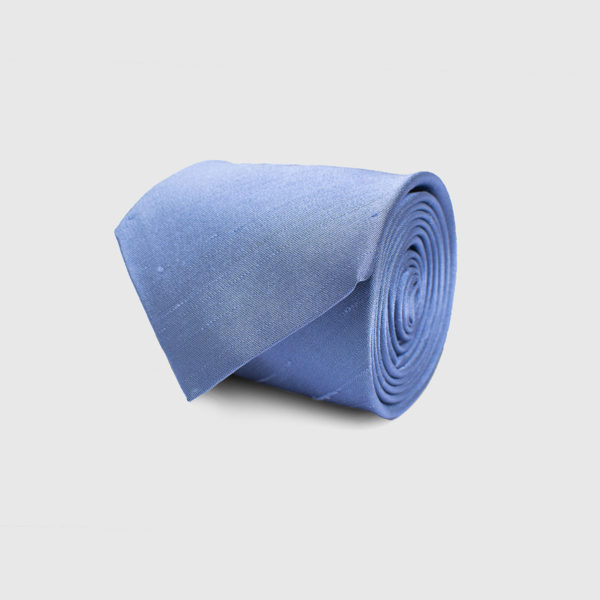 Cravatta 5 pieghe blu chiaro