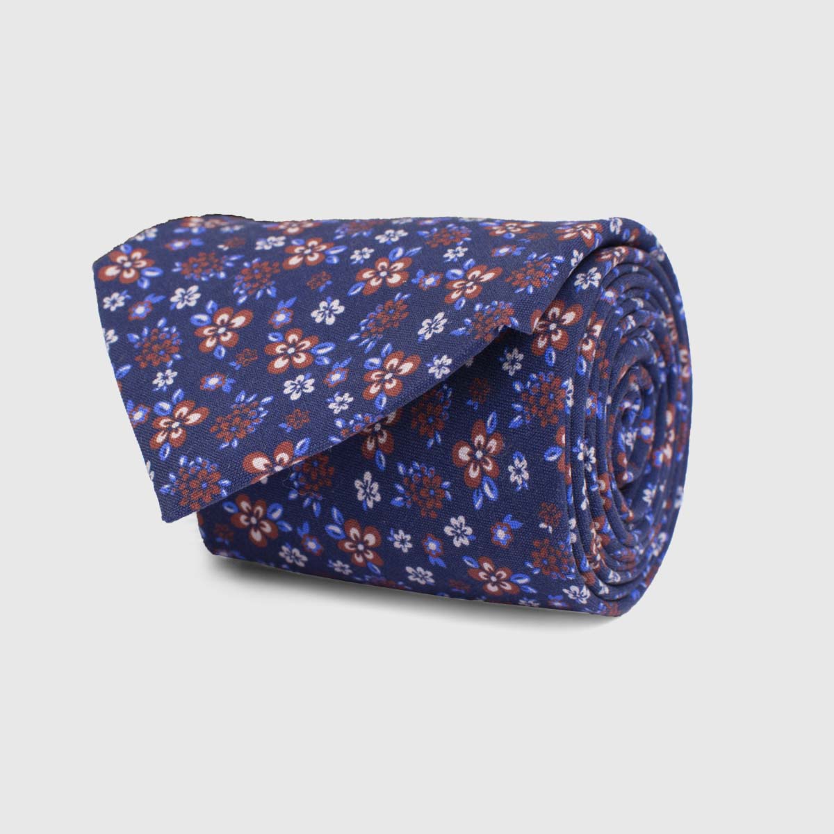 5-Folds tie floral print on a blue background Fumagalli 1891 on sale 2022 2