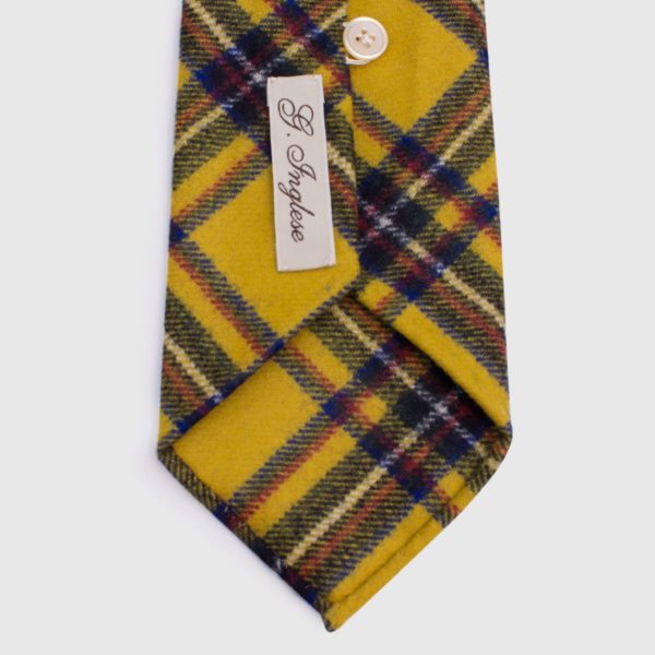 Pure Tartan Wool G.Inglese Tie