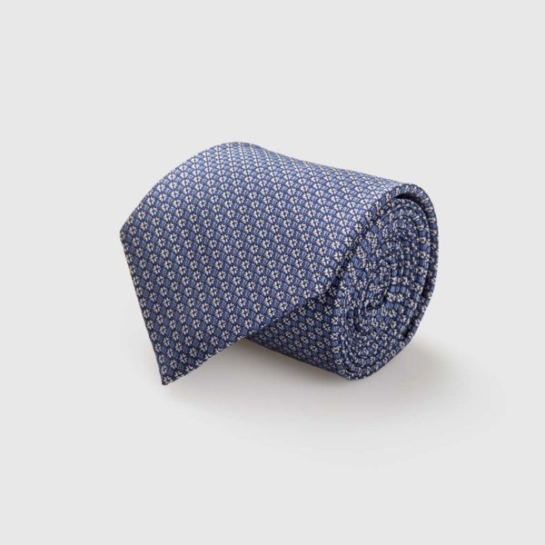 5-Fold Geometrical Silk Jacquard Tie