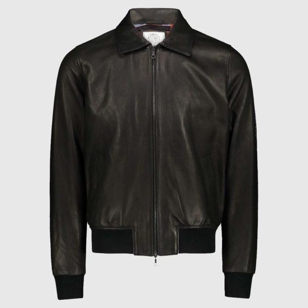 Black lambskin Jacket “a2 Jhon”