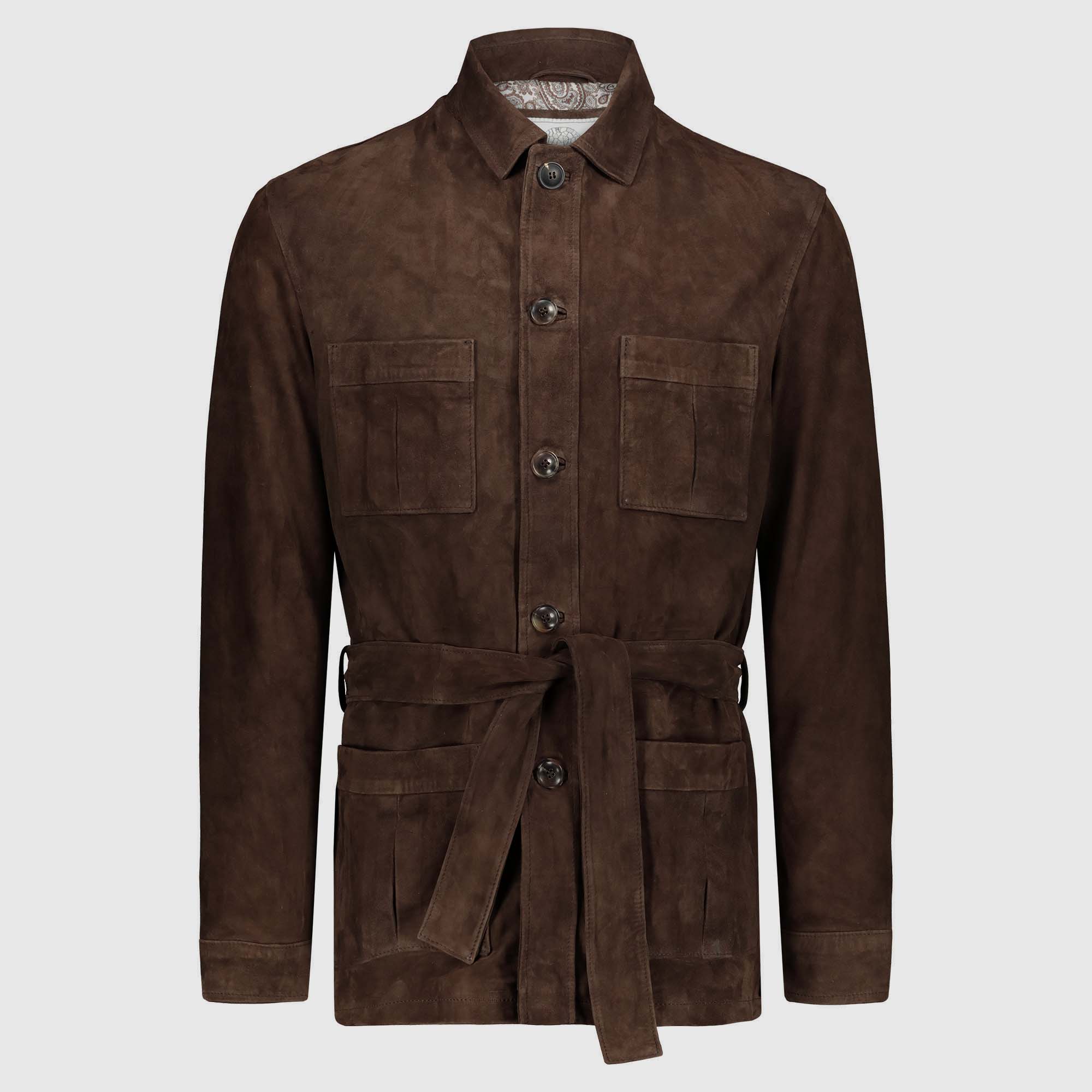 2874円 海外並行輸入正規品 Vtg brown leather safari jacket 本革 雰囲気系