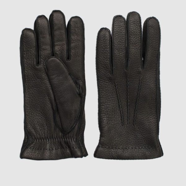 Deerskin Gloves fully-lined in soft cashmere