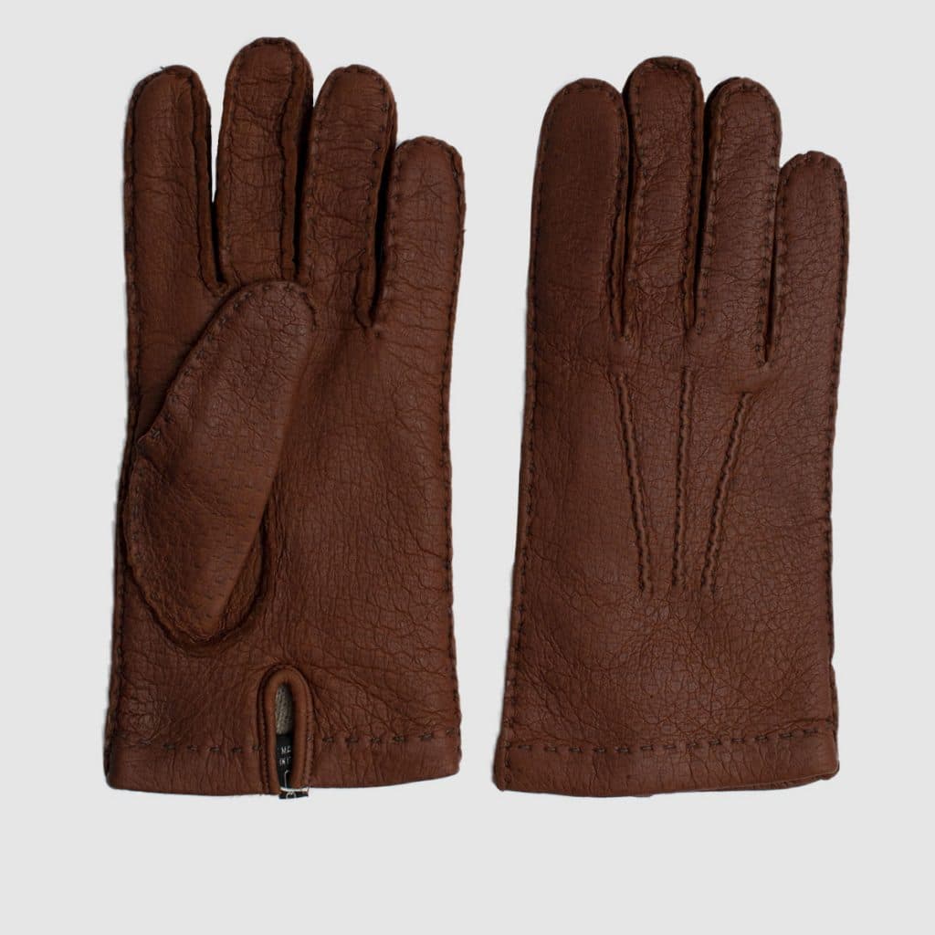 Lined-Cashmere Pecary Glove –