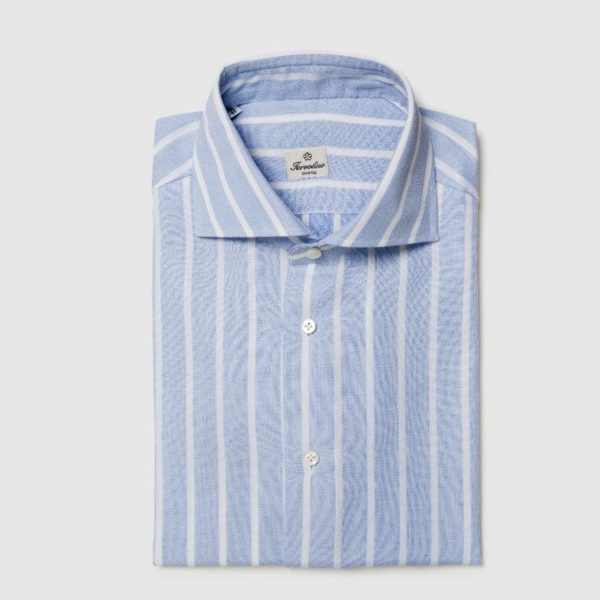 Twelve Steps Striped Oxford shirt