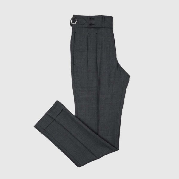 Antracite Two Pleats 120’s Trousers
