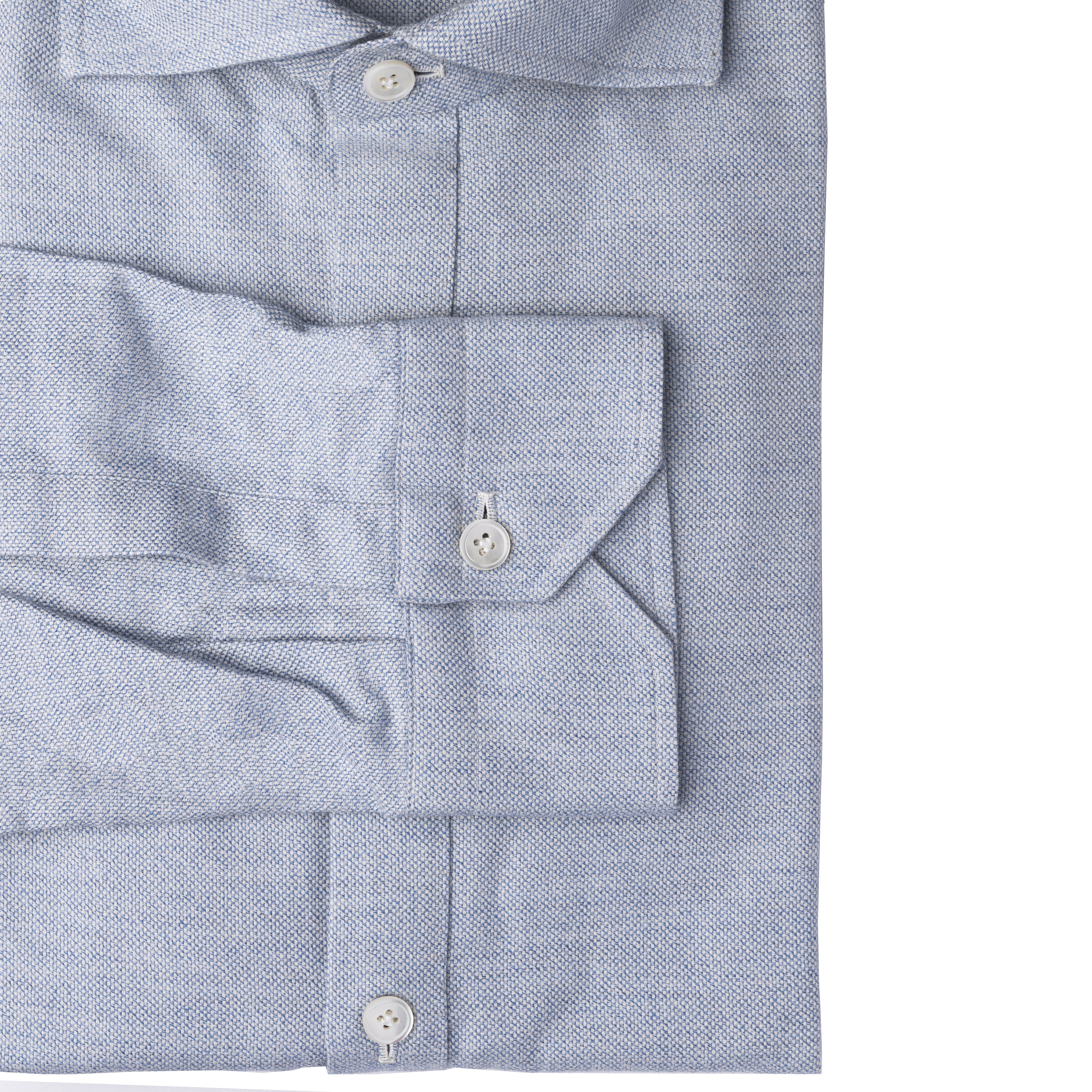 Collared Brushed Polo Shirt in Light Blue G. Inglese on sale 2022 2