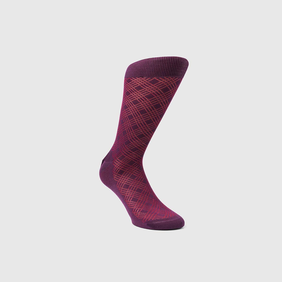 Bresciani 1970 Cotton Socks in Red Violet – L