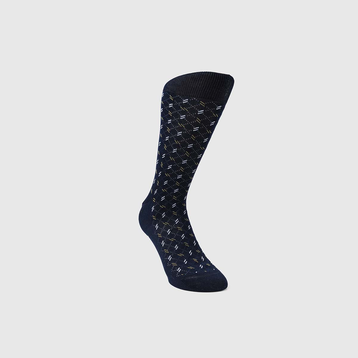 Bresciani 1970 Cotton Socks in Blue & White – M