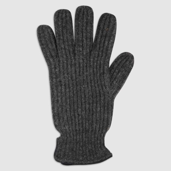 Double Layered Cashmere Glove in Antracite