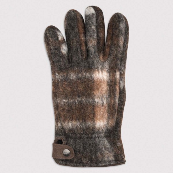 Wool Glove with Fleece Lining in Multi