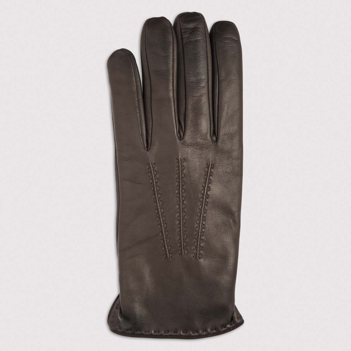Nappa Leather Glove with Cashmere Lining in Mocca – 8.5