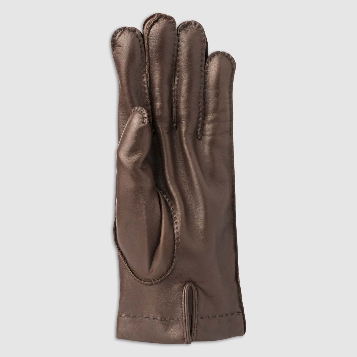 Hand-Stitched Nappa Leather Glove with Cashmere Lining in Conker Alpo Guanti on sale 2022 2