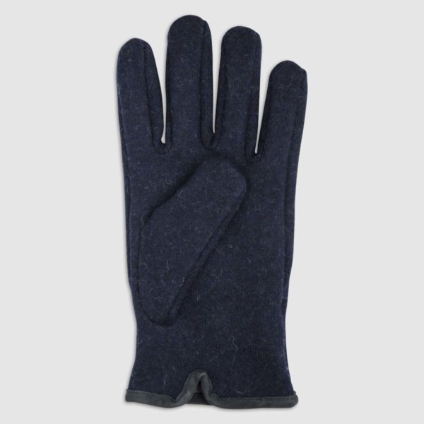 Double Wool Glove in Blue