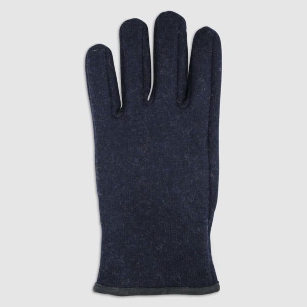 Double Wool Glove in Blue