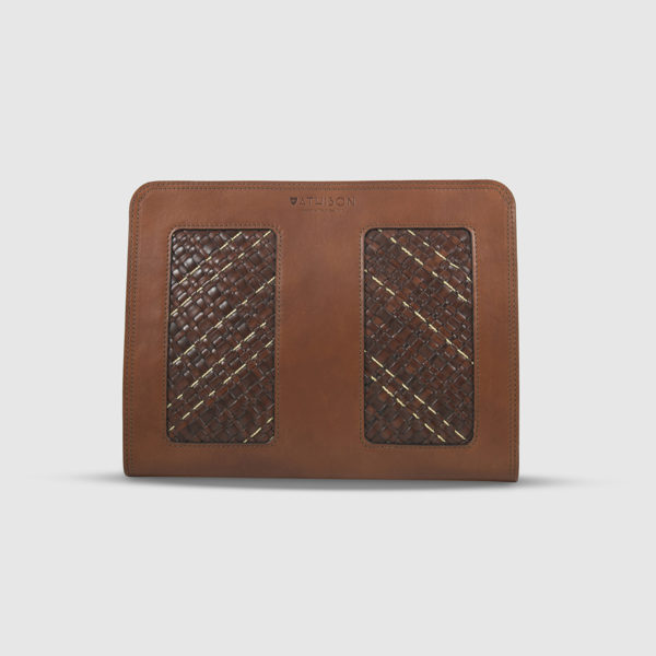 Athison Brown Leather Pouch
