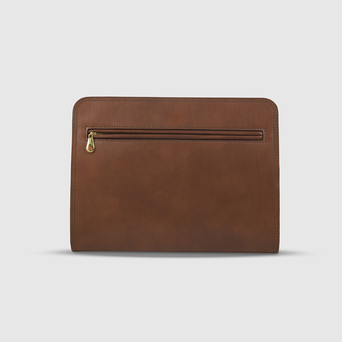 Athison Brown Leather Pouch Athison on sale 2022 2