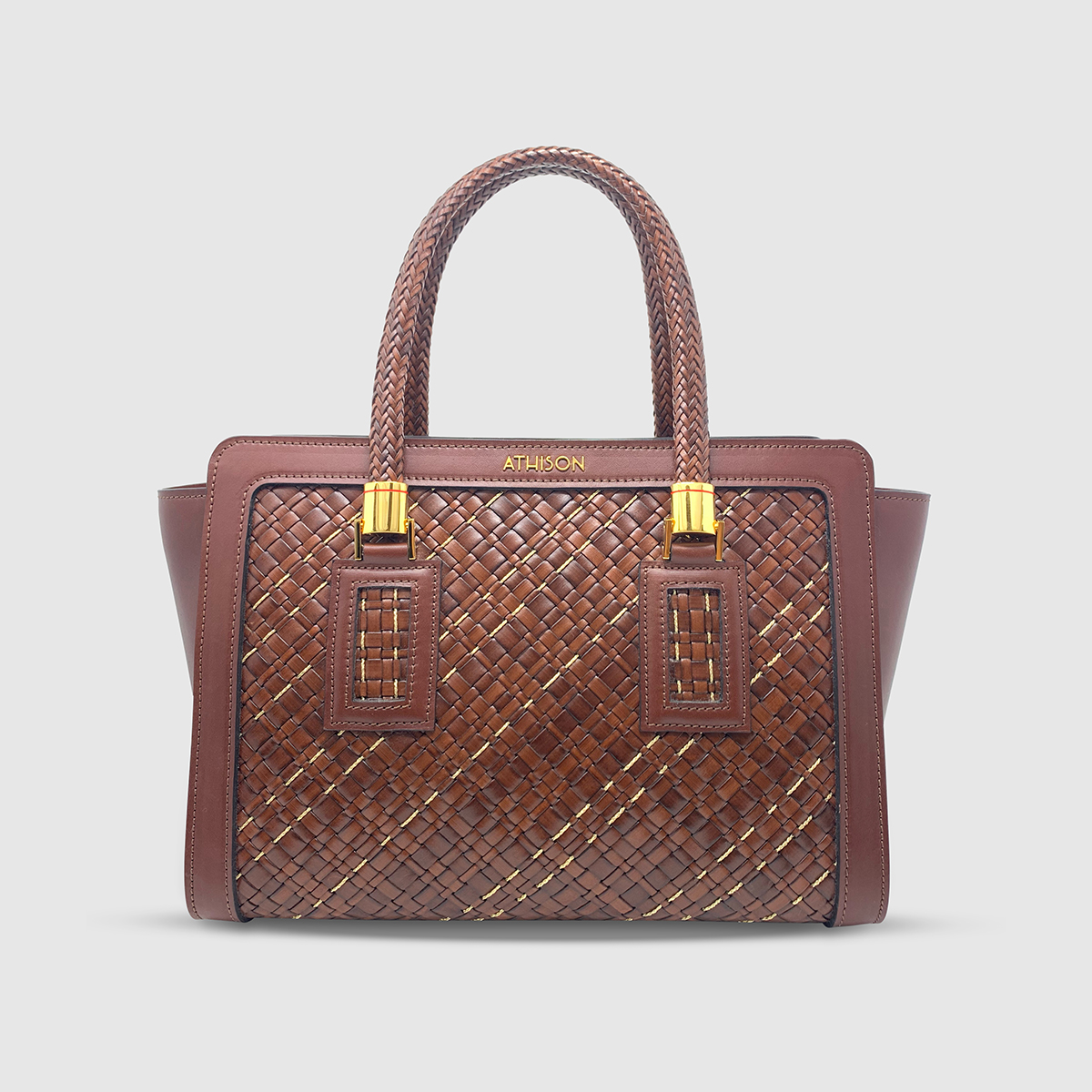 Athison Leather Handbag Athison on sale 2022 7
