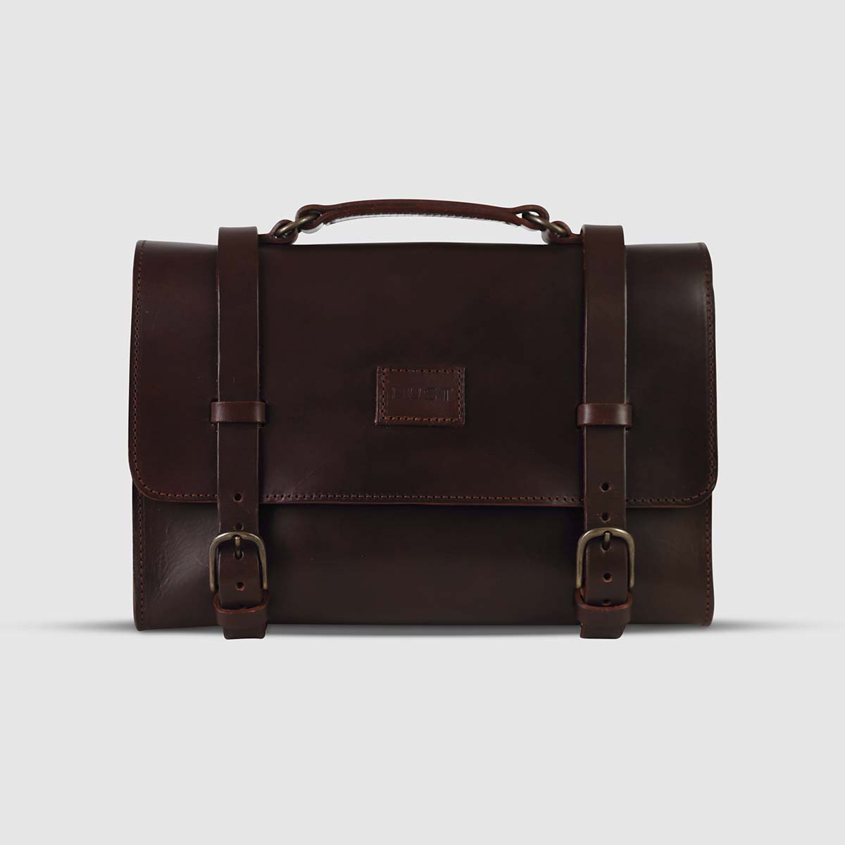 The Dust Company Minimalist Leather Briefcase