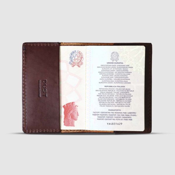 The Dust Company Global Leather Passport Wallet