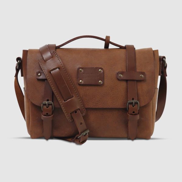 The Dust Company Venture Leather Messenger