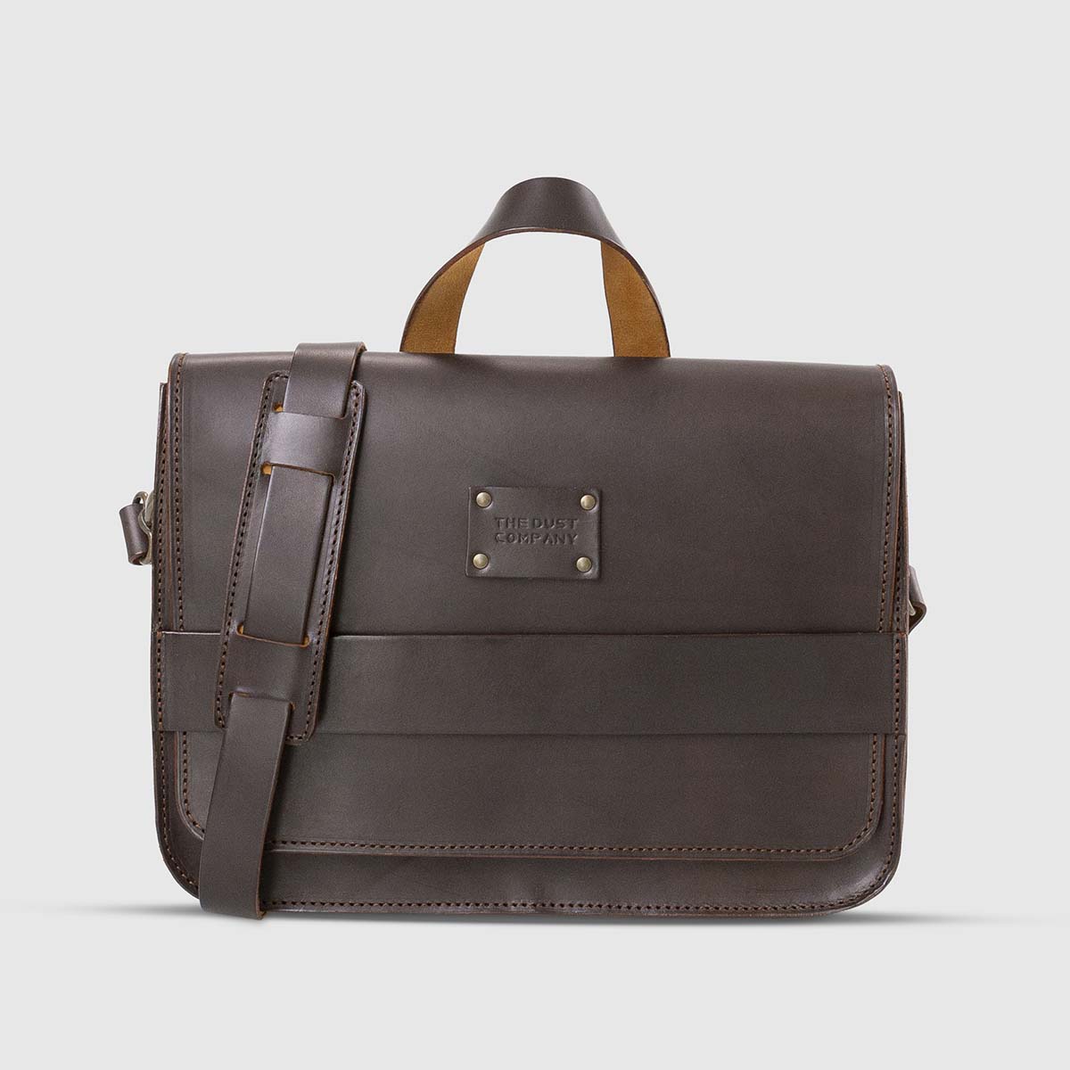 The Dust Company Modern Leather Messenger