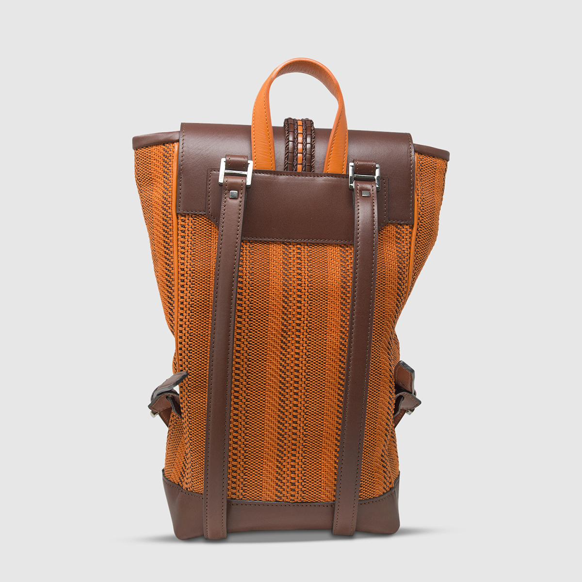 Athison Brown/Orange Backpack Athison on sale 2022 2