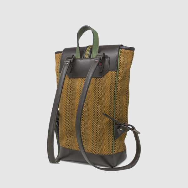 Athison Green/Gold Backpack