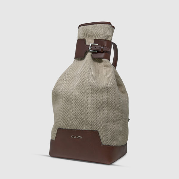 Athison Gray/Brown Alight Backpack