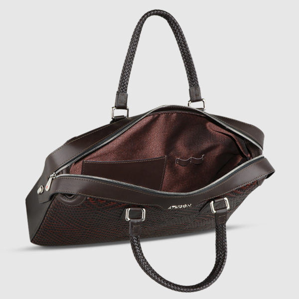 Athison Brown Leather Bag