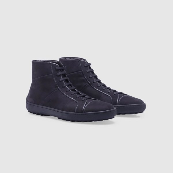 Black sneaker in nubuck