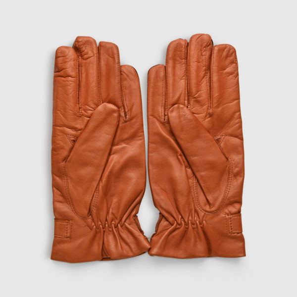 Omega Guanti Noisette Smooth Cashmere & Lambskin Glove