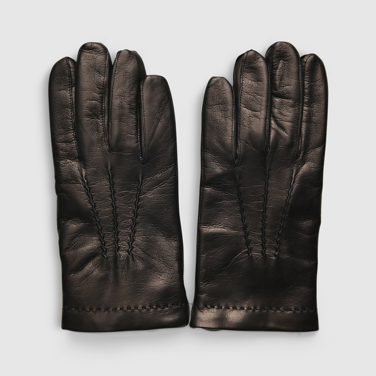 Omega Black Lambskin & Wool Glove Omega SRL on sale 2022