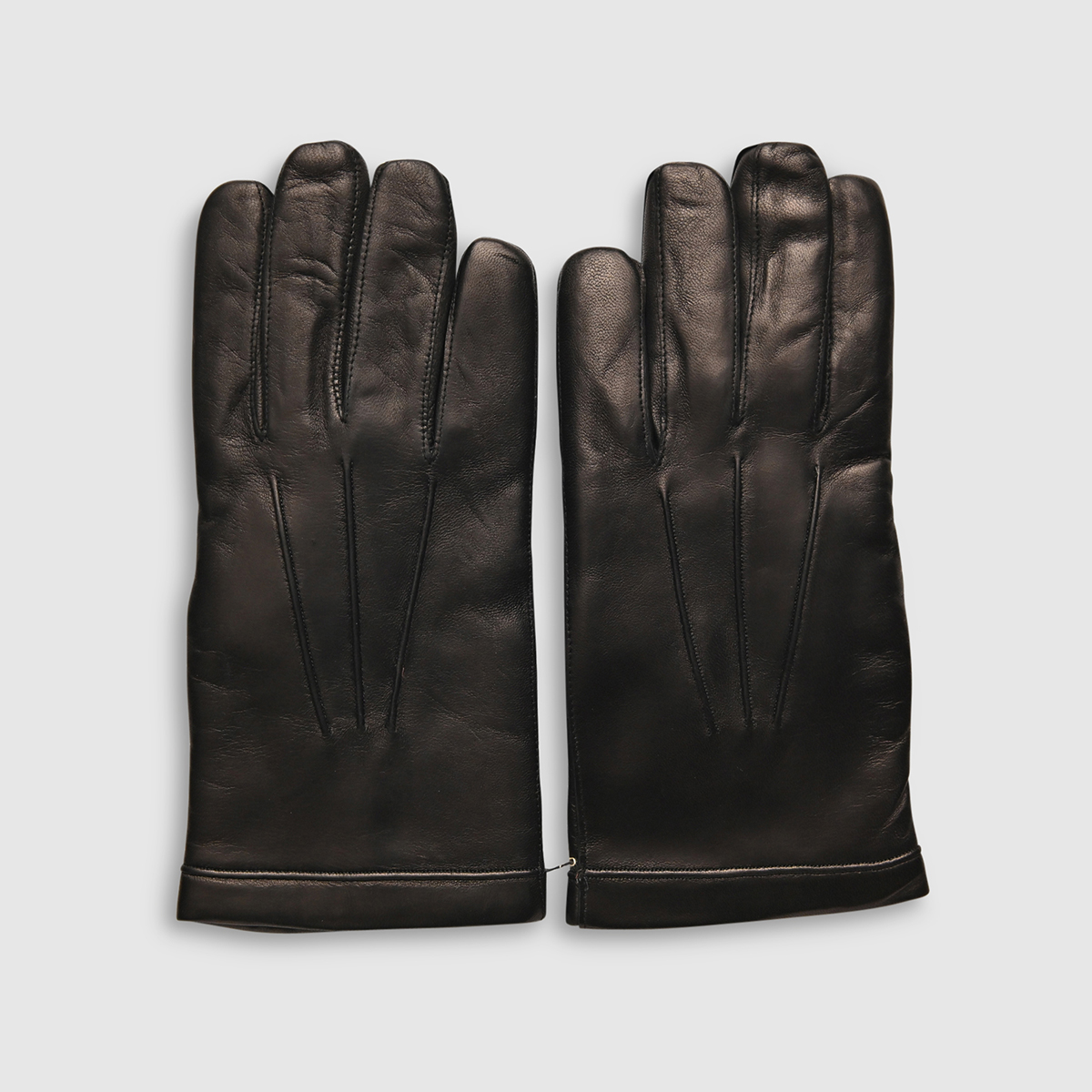 Omega Wool & Black Lambskin Glove – 7