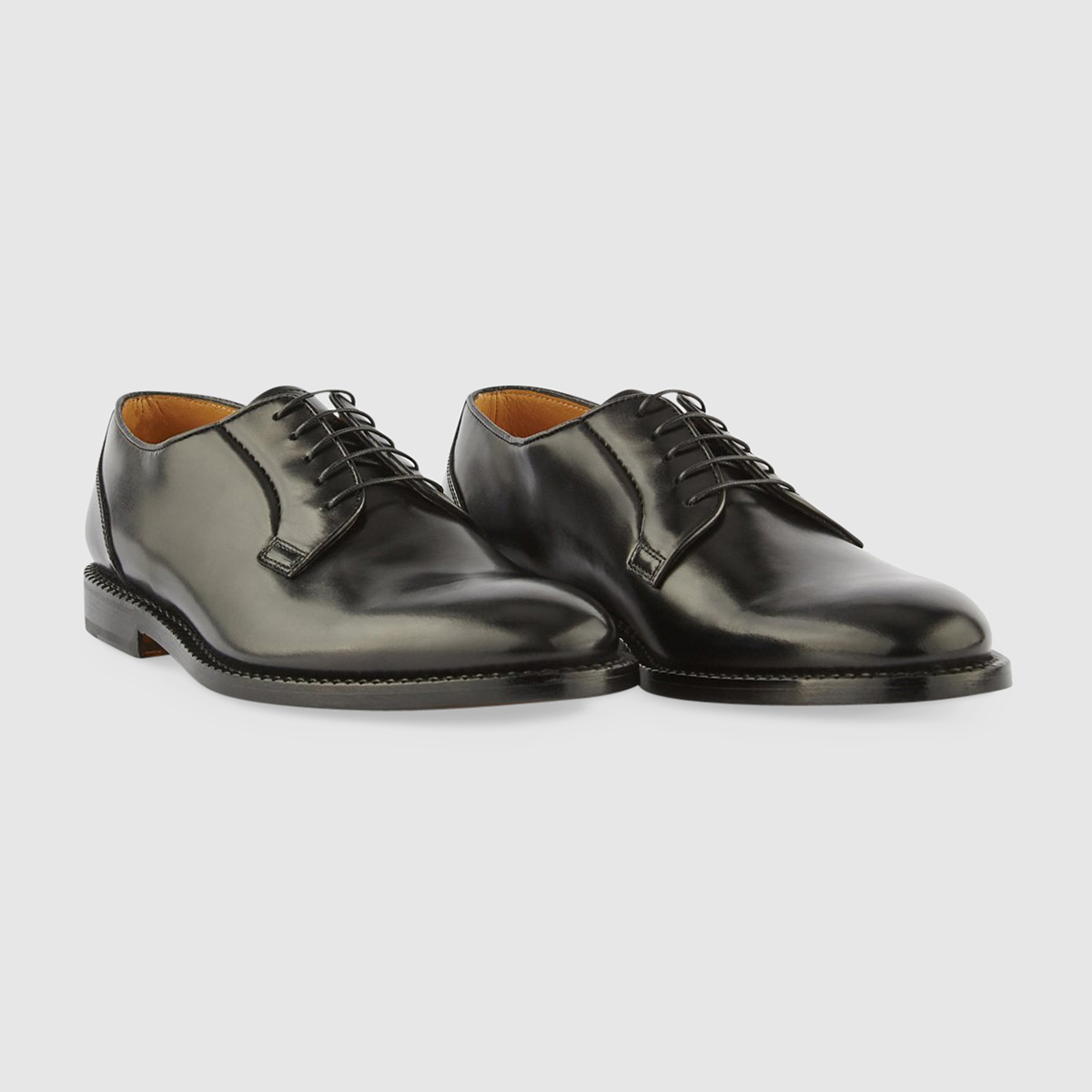 Lace-up Shoes in Black Calfskin Gruppo Fabi on sale 2022 2