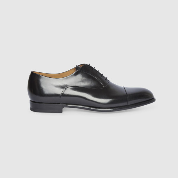 Oxford Shoe in Black Calf Leather