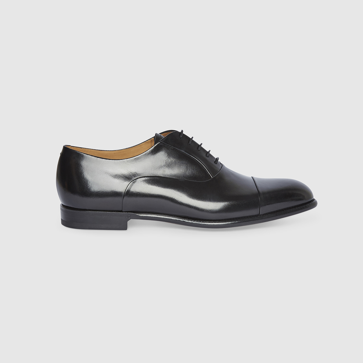 Oxford Shoe in Black Calf Leather Gruppo Fabi on sale 2022
