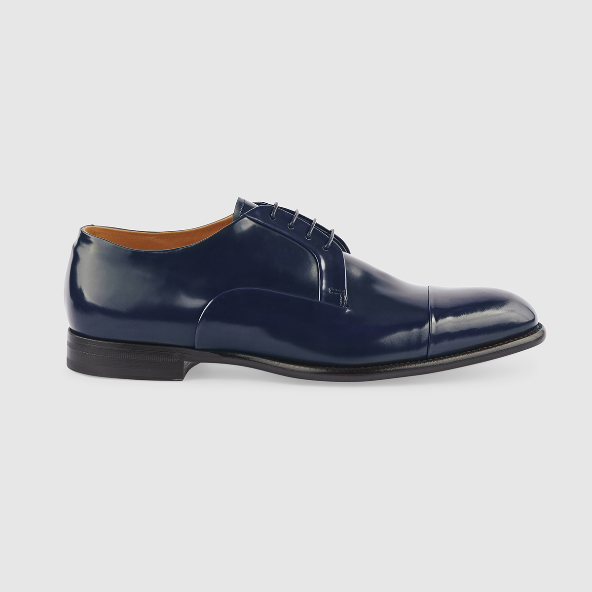 Lace Up Shoe in Dark Blue Leather Gruppo Fabi on sale 2022