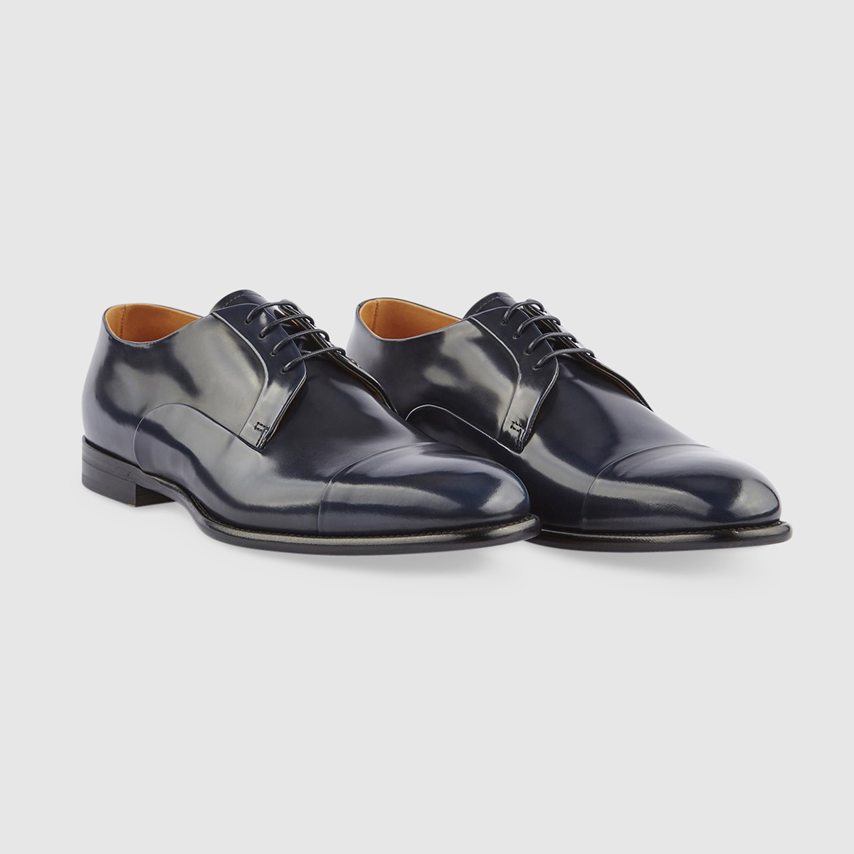 Lace Up Shoe in Dark Blue Leather Gruppo Fabi on sale 2022 2