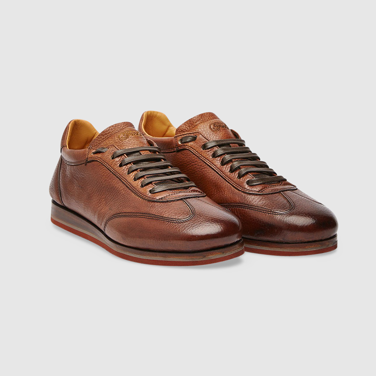 Sneaker in Brown Hand-Dyed Deerskin Gruppo Fabi on sale 2022 2
