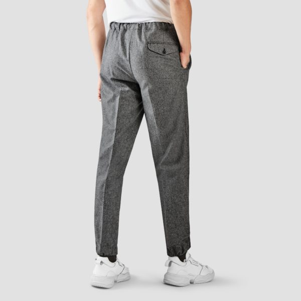 Medium Gray Flannel Jogging Trousers