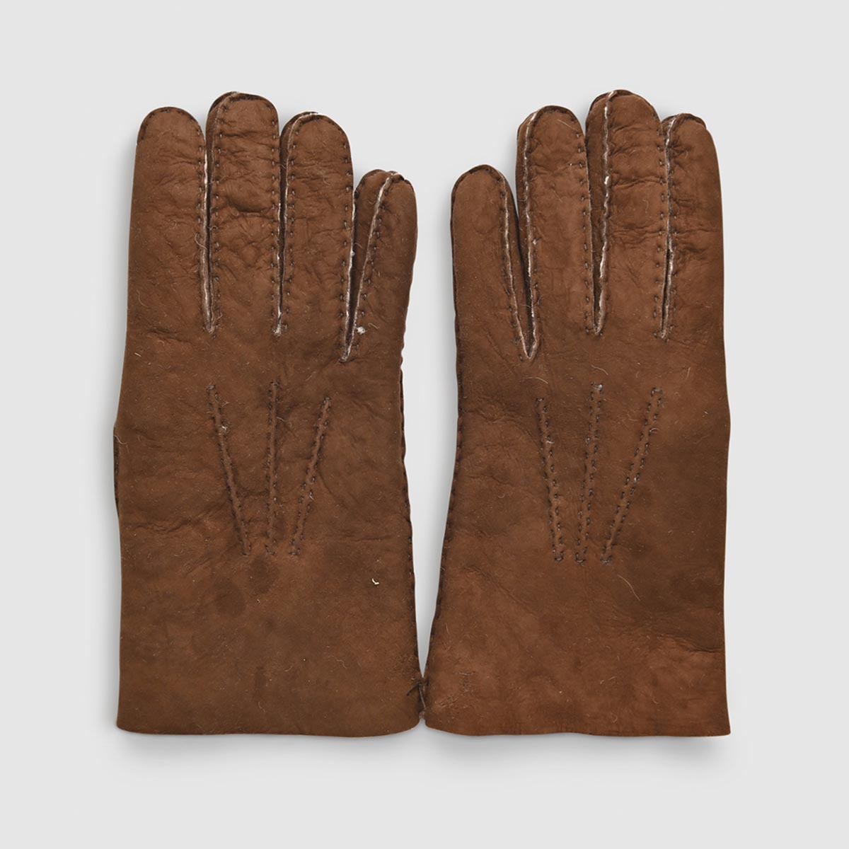 Omega Brown Nikol’s Sheepskin Glove Omega SRL on sale 2022