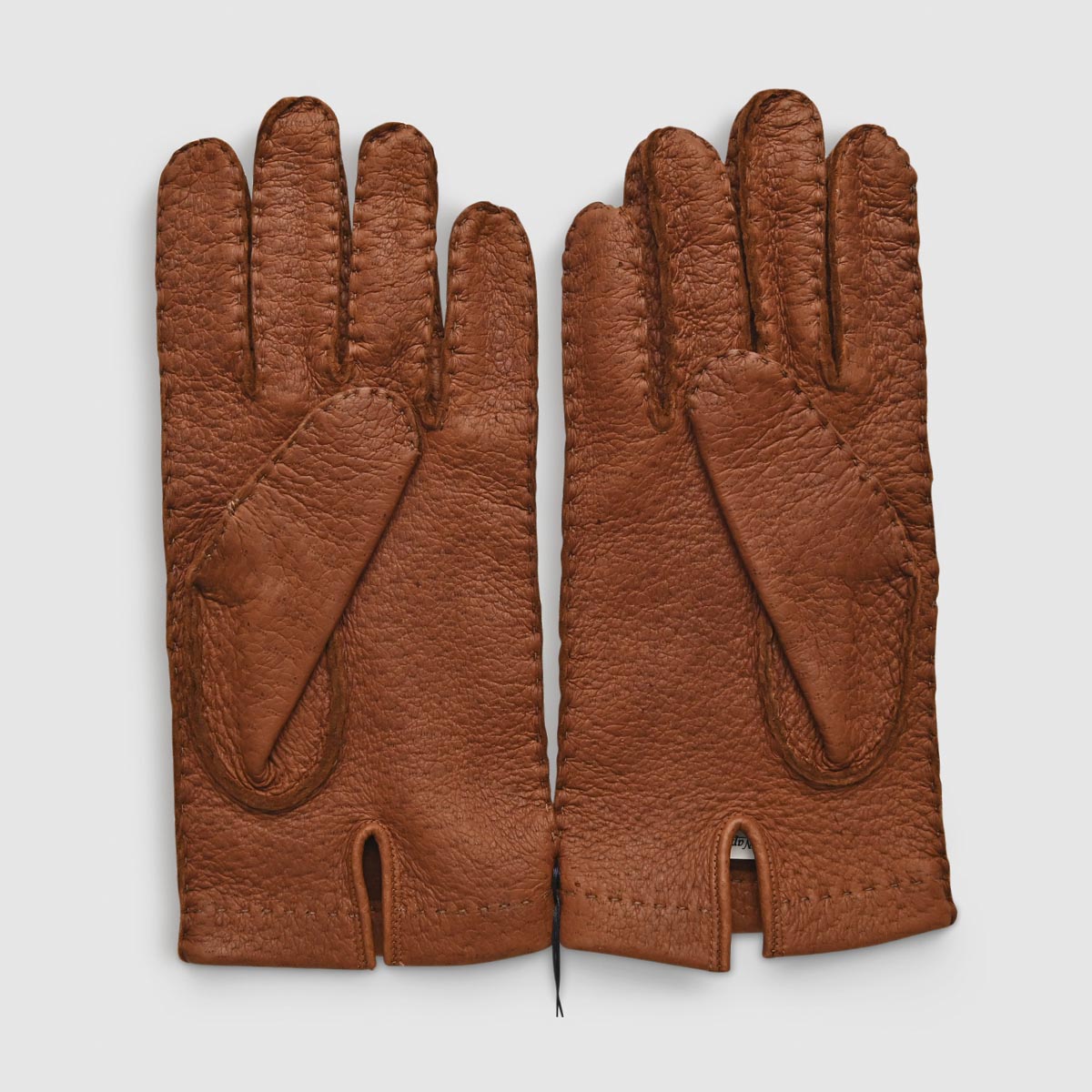 Omega Tabacco Unlined Peccary Leather Glove Omega SRL on sale 2022 2