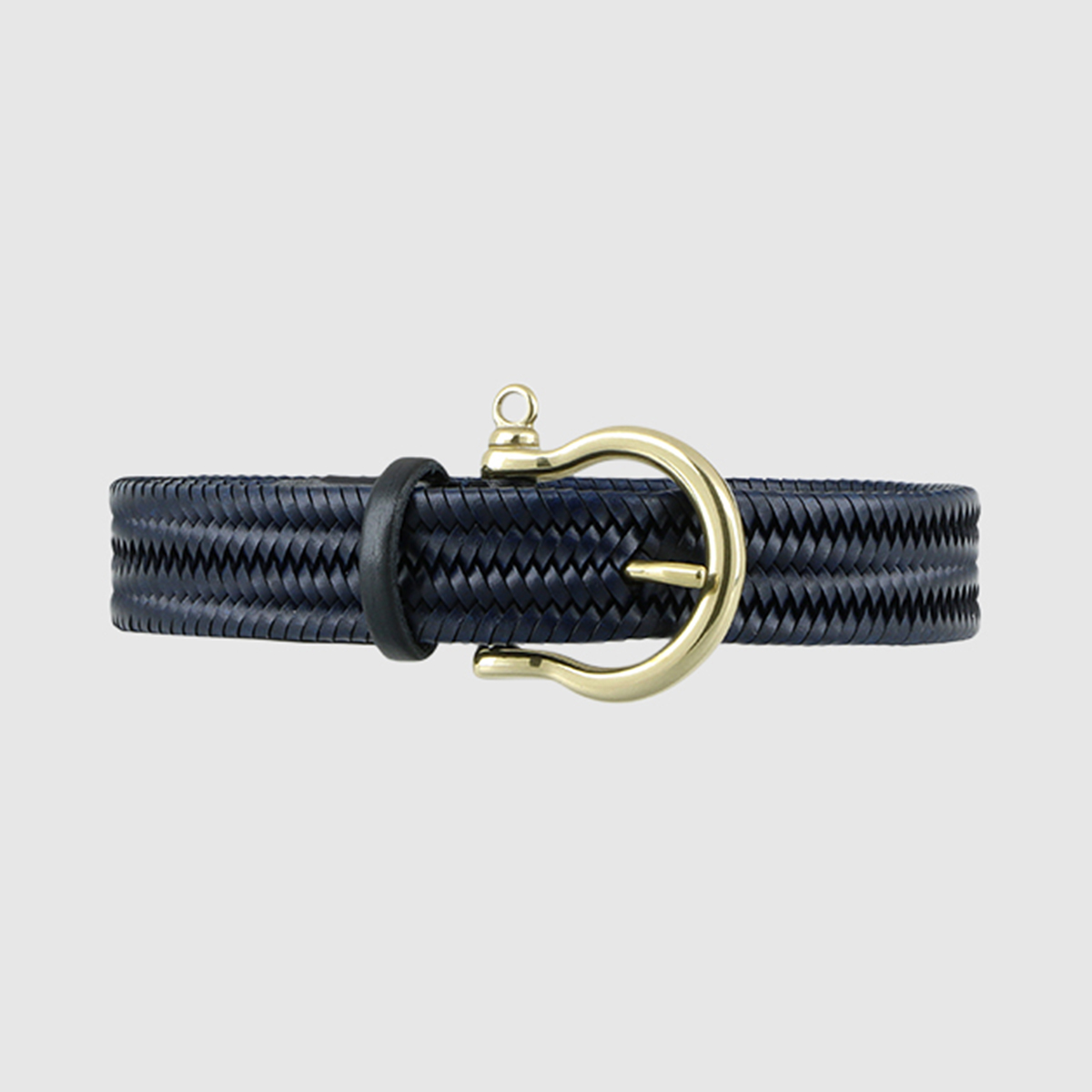 Blue Navigator Woven Belt – XS-S