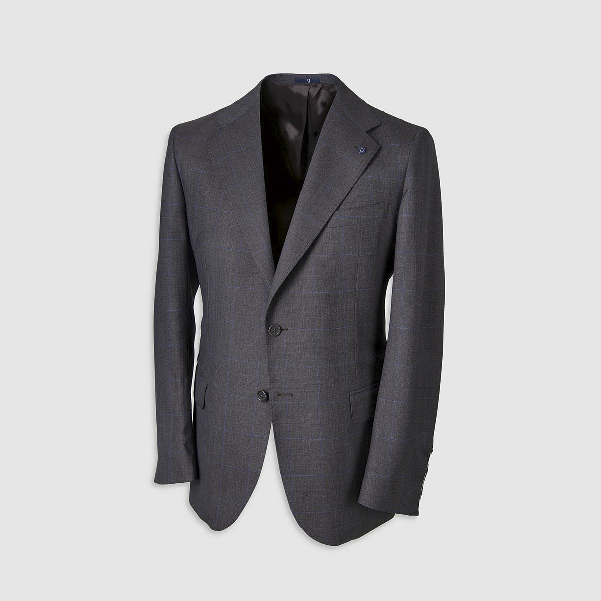 Blue Windowpane Pattern Smart Suit in 130s Four Seasons Wool Melillo 1970 on sale 2022 2