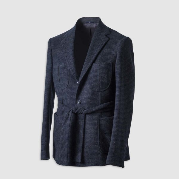 Belted Coat in 100% Wool