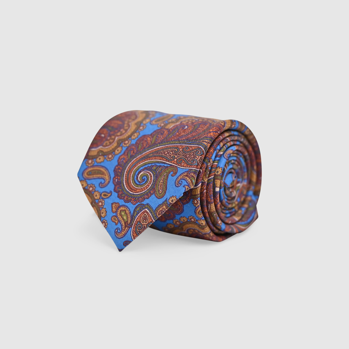 100% Printed Silk Kashmir Tie Fumagalli 1891 on sale 2022