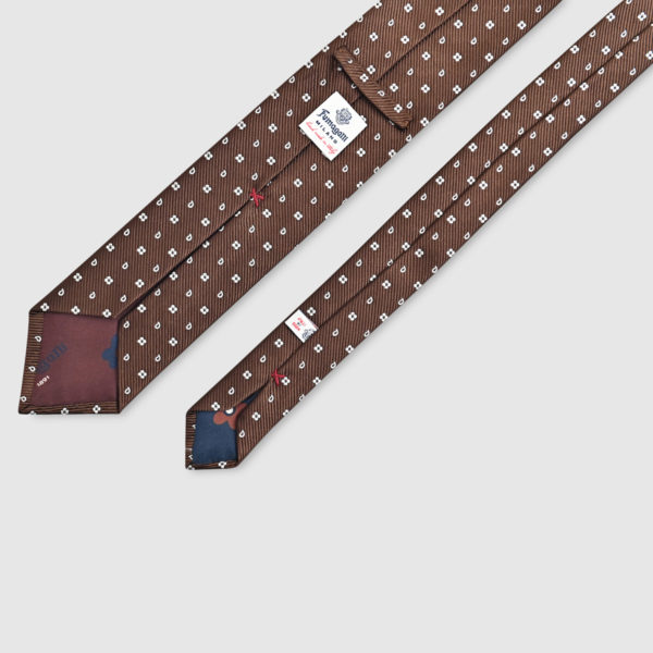 100% Silk Jacquard Tie with Iconic Patterns