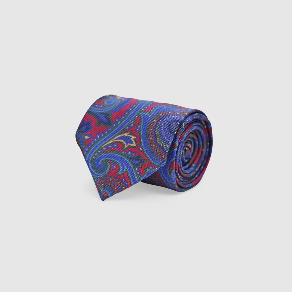 100% Printed Silk Kashmir Tie Fumagalli 1891 on sale 2022